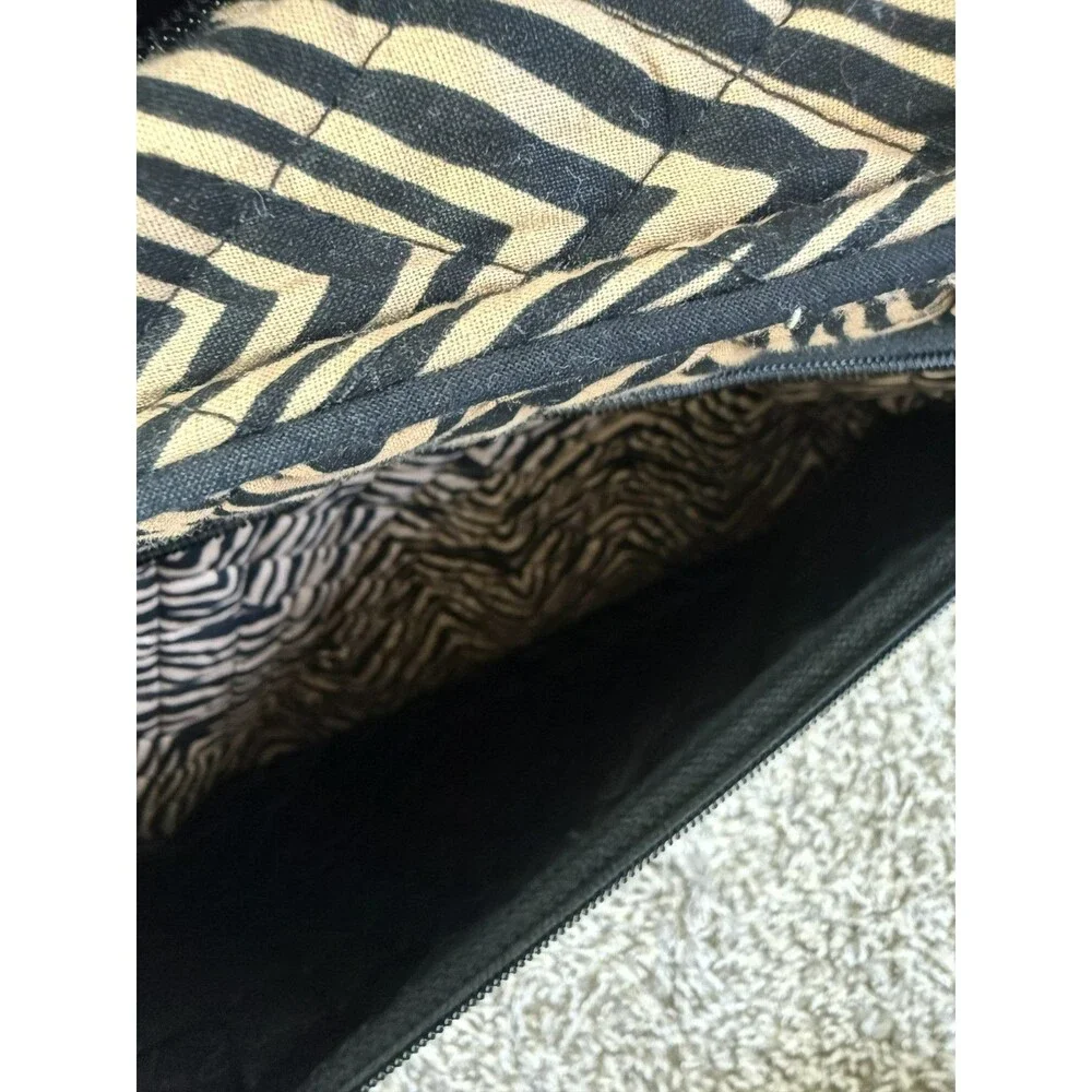 NWT Vera Bradley Stroll Around Baby Bag Zebra Quilted Diaper Tote Changing Pad